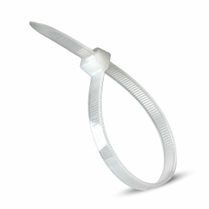 Стяжки нейлоновые морозостойкие MGF белого цвета